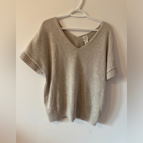 Joie Sweaters - Joie short sleeve knit sweater size large